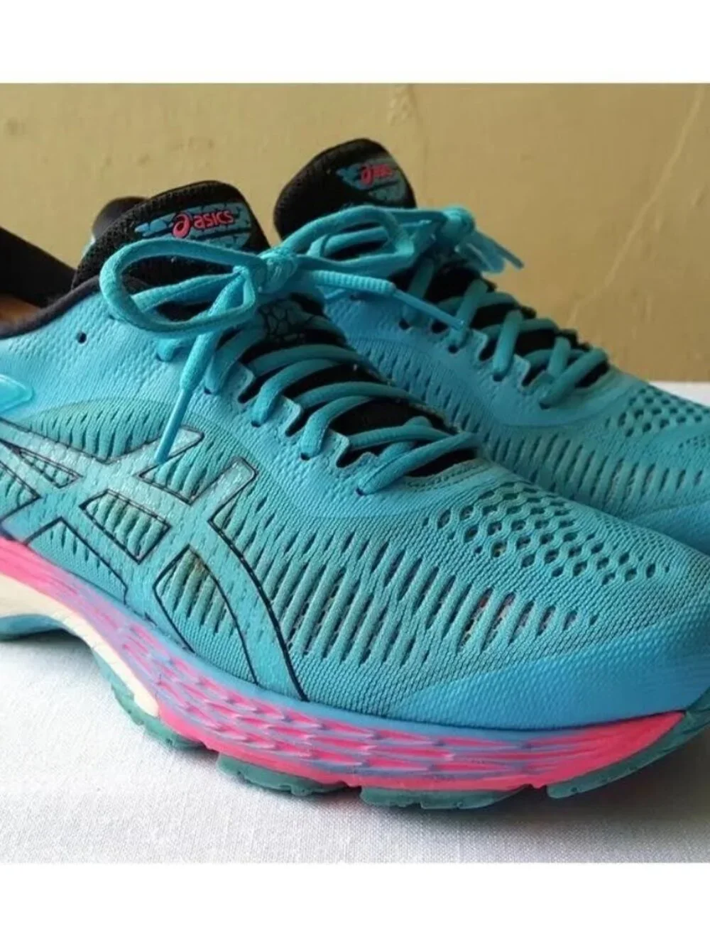 ASICS Gel-Kayano 25 Women's Running Shoes - Aquarium Blue Bla